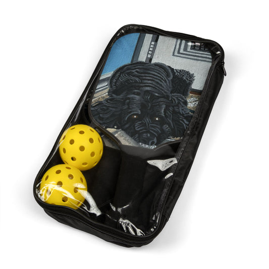 Rocky Chilling On A Corner | Pickleball Kit