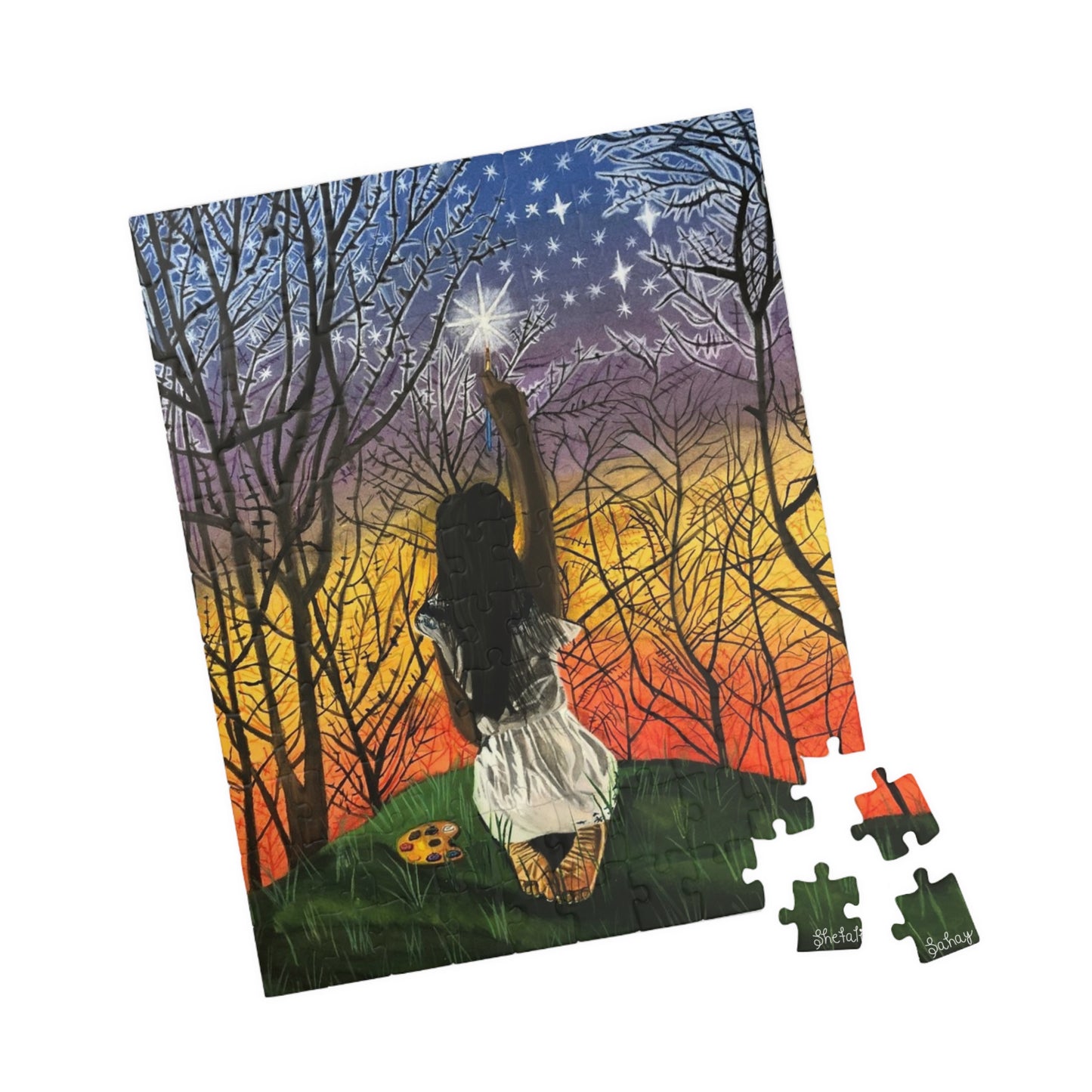 Painting The Stars | Puzzle (110, 252, 520, 1014-piece)