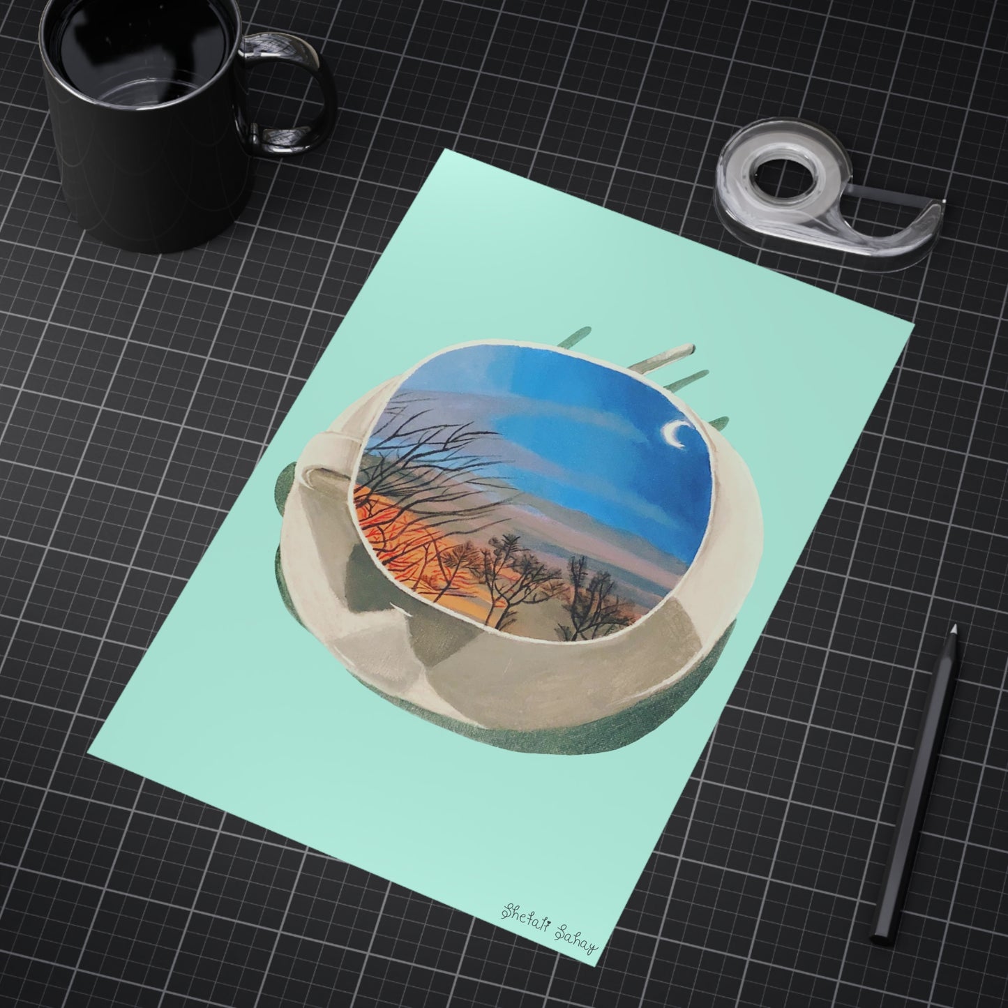 A Cup Of Sunrise | Unframed Prints