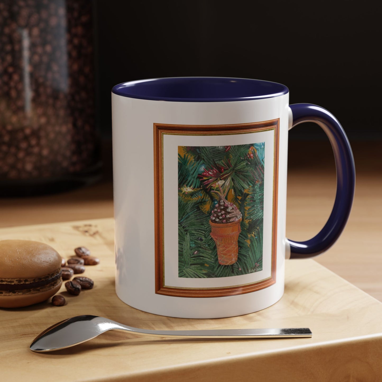 A Lifelike Ice Cream Ornament | Accent Coffee Mug (11, 15oz)