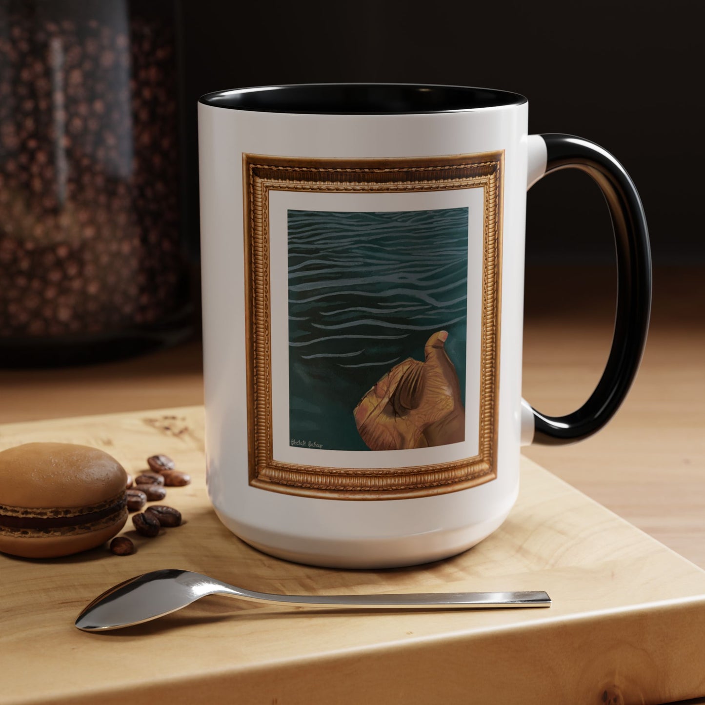 Hand In The Water | Accent Coffee Mug (11, 15oz)