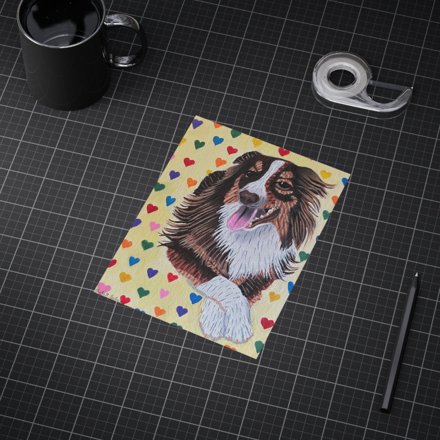 Leo The Handsome Dog | Unframed Prints