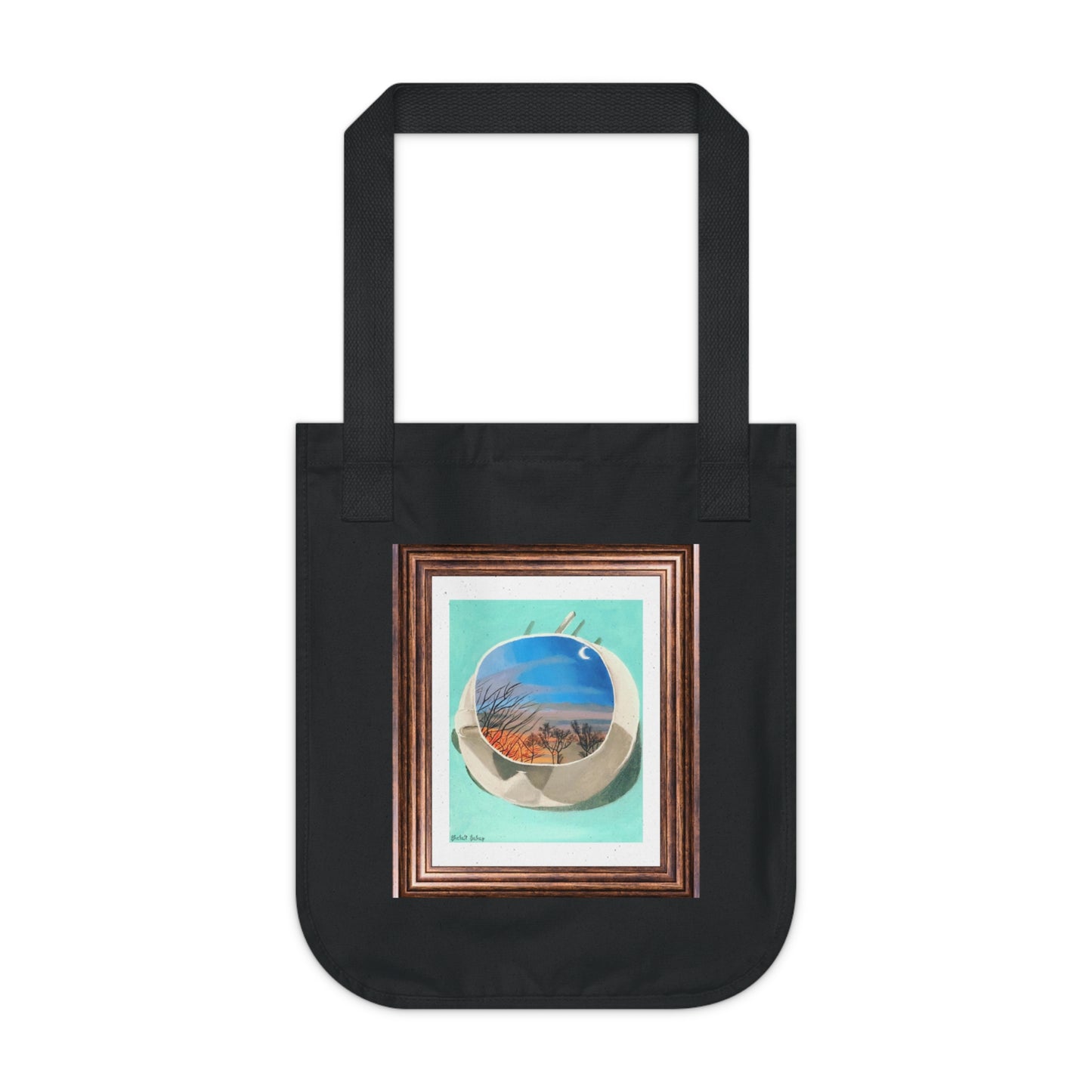 A Cup Of Sunrise | Organic Canvas Tote Bag