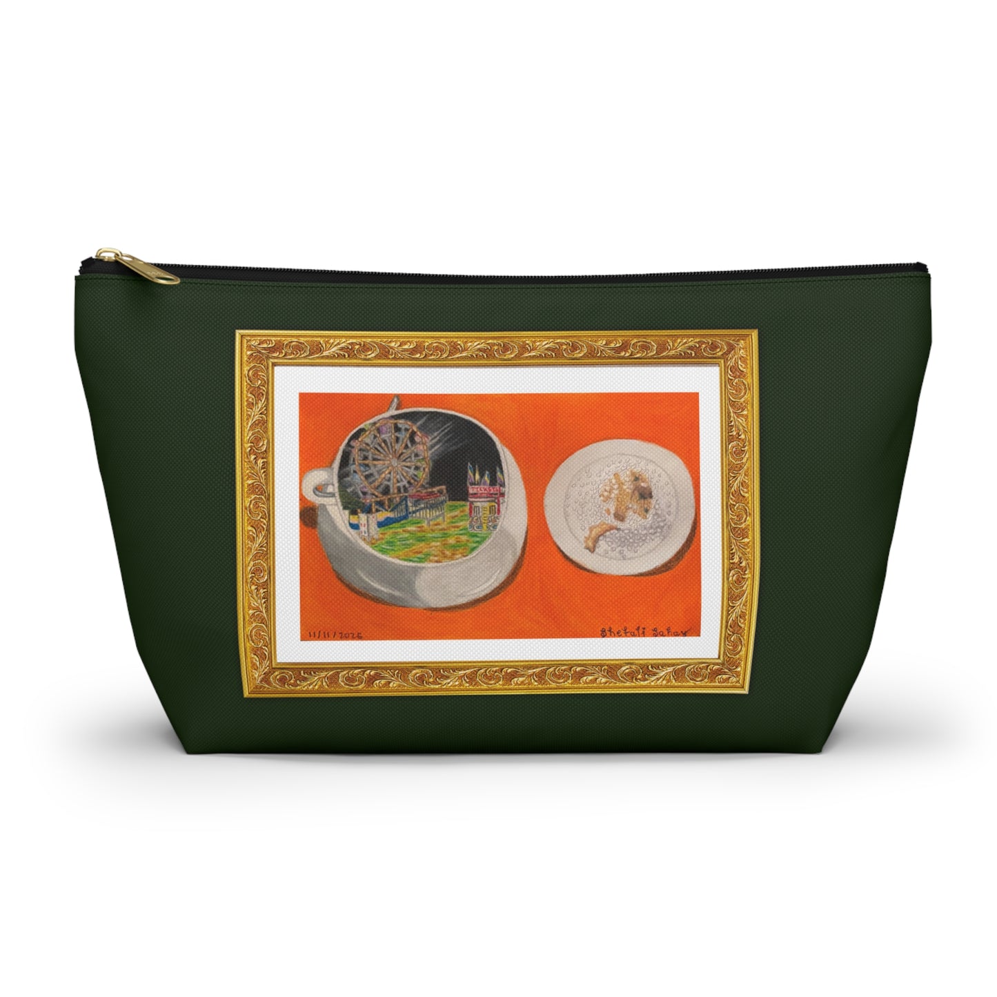 A Cup of Warren Expo with a Side of Fried Oreo | Accessory Pouch w T-bottom