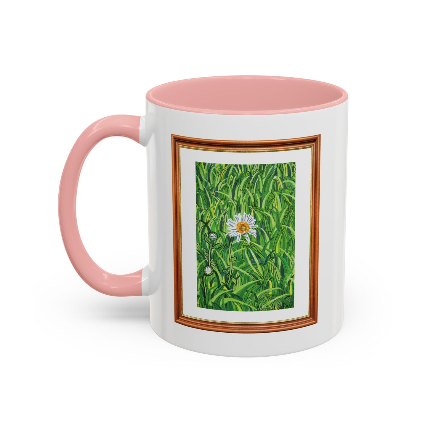 A Daisy In Bloom | Accent Coffee Mug (11, 15oz)