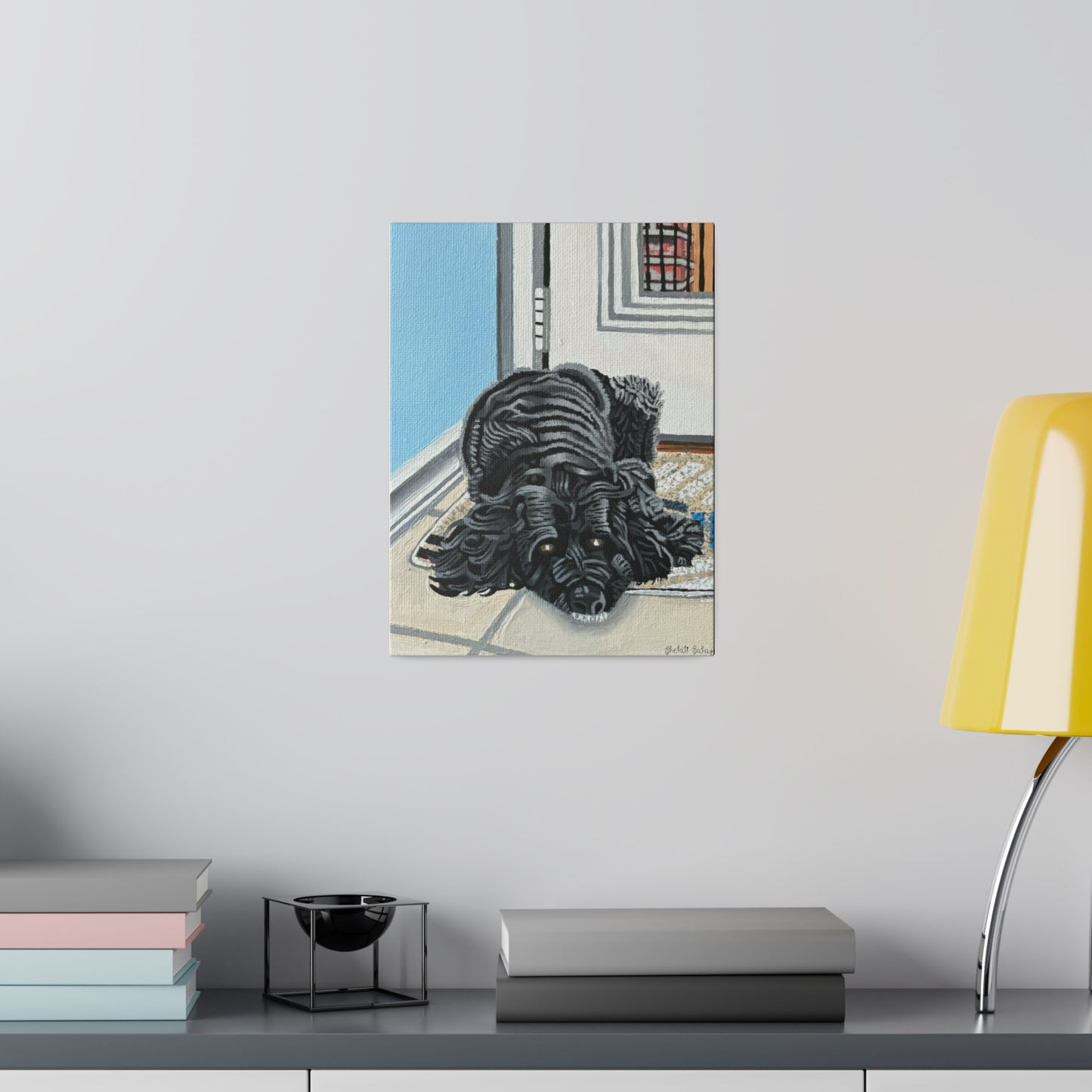 Rocky Chilling On A Corner | Matte Canvas, Stretched, 0.75"