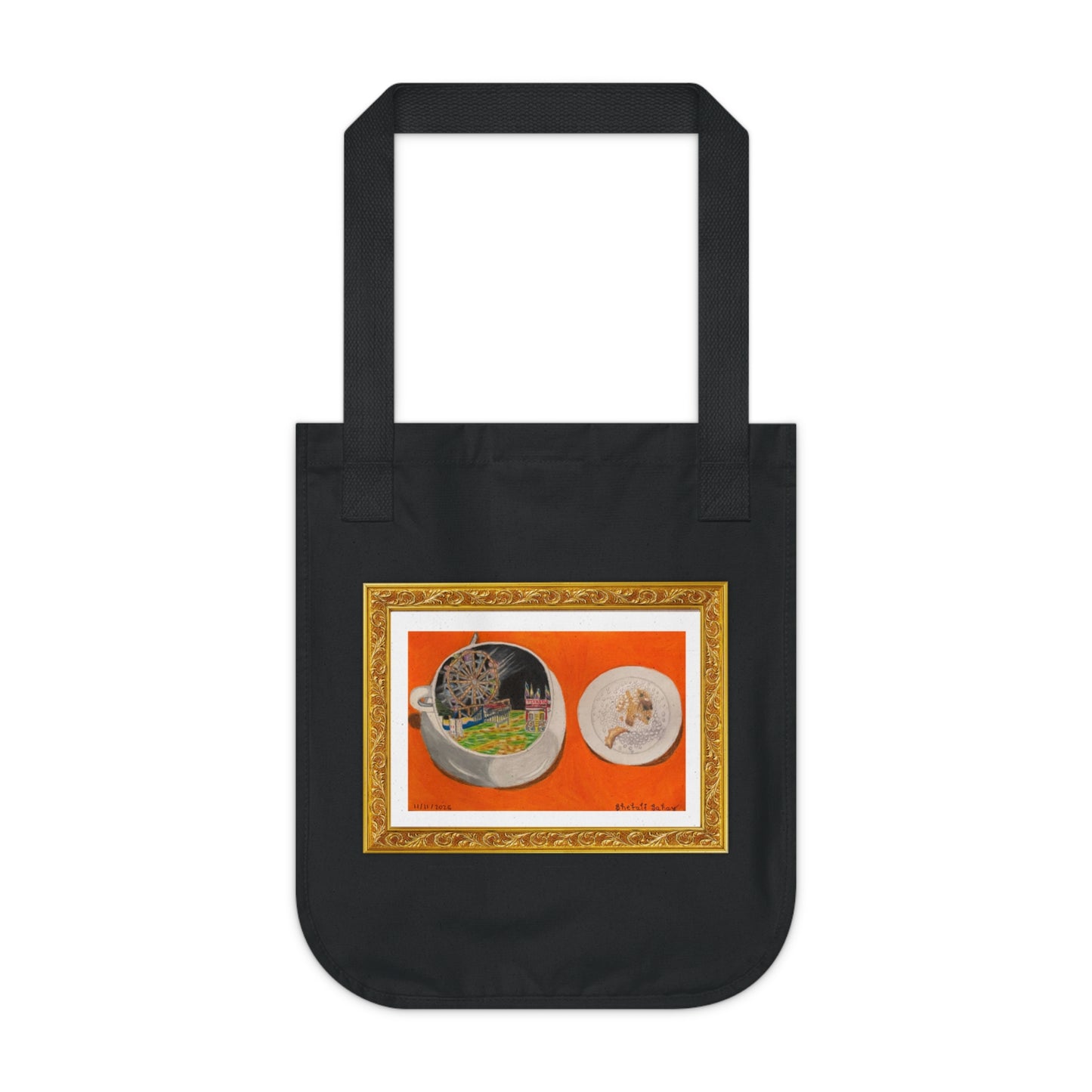 A Cup of Warren Expo with a Side of Fried Oreo | Organic Canvas Tote Bag