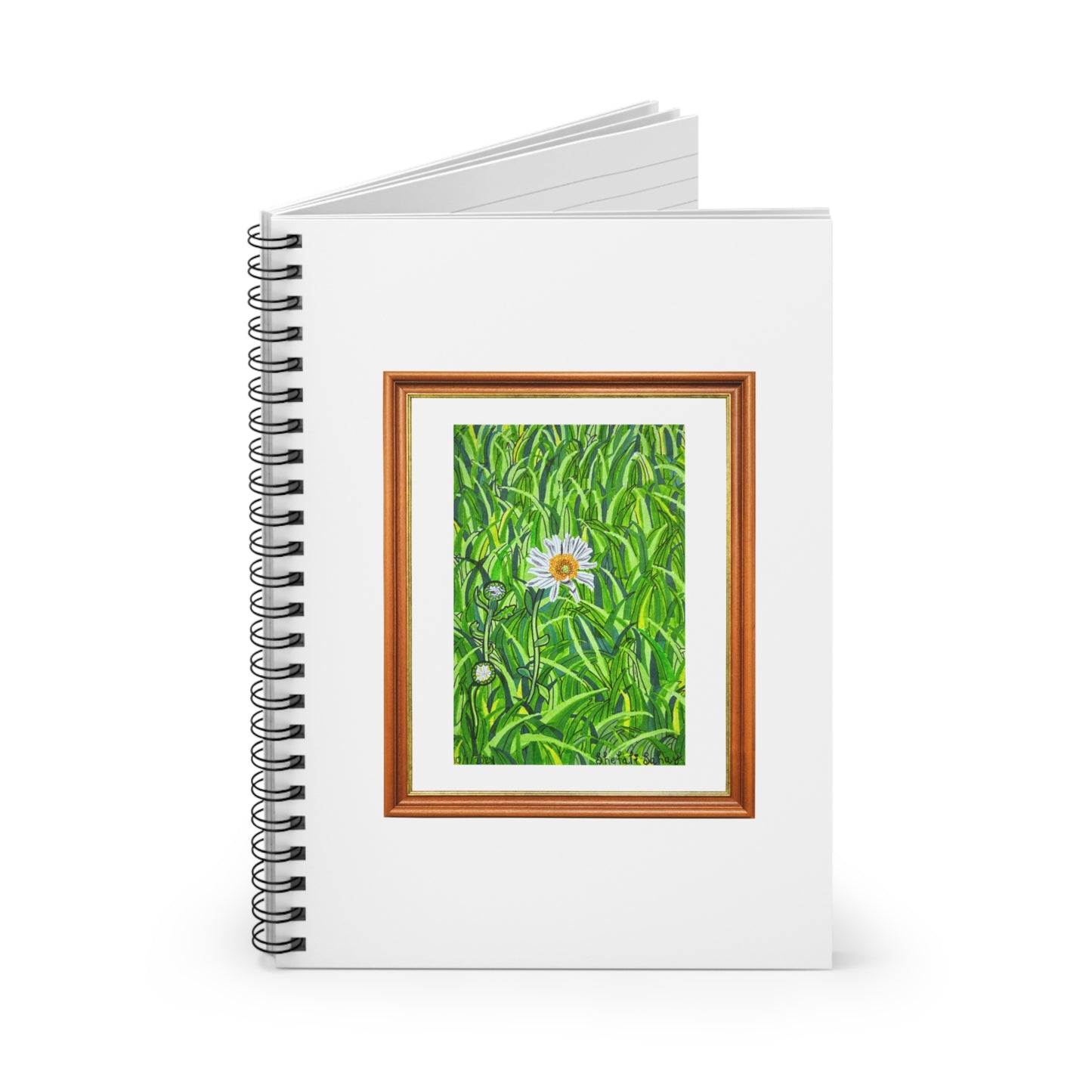 A Daisy In Bloom | Spiral Notebook - Ruled Line