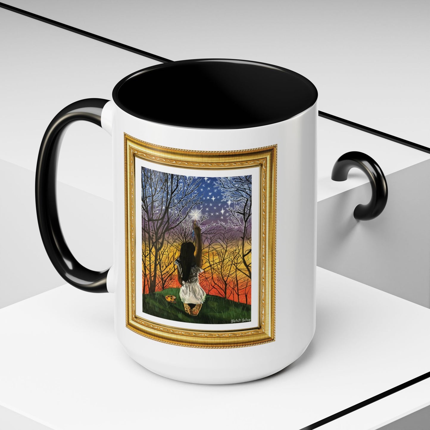 Painting The Stars | Accent Coffee Mug (11, 15oz)