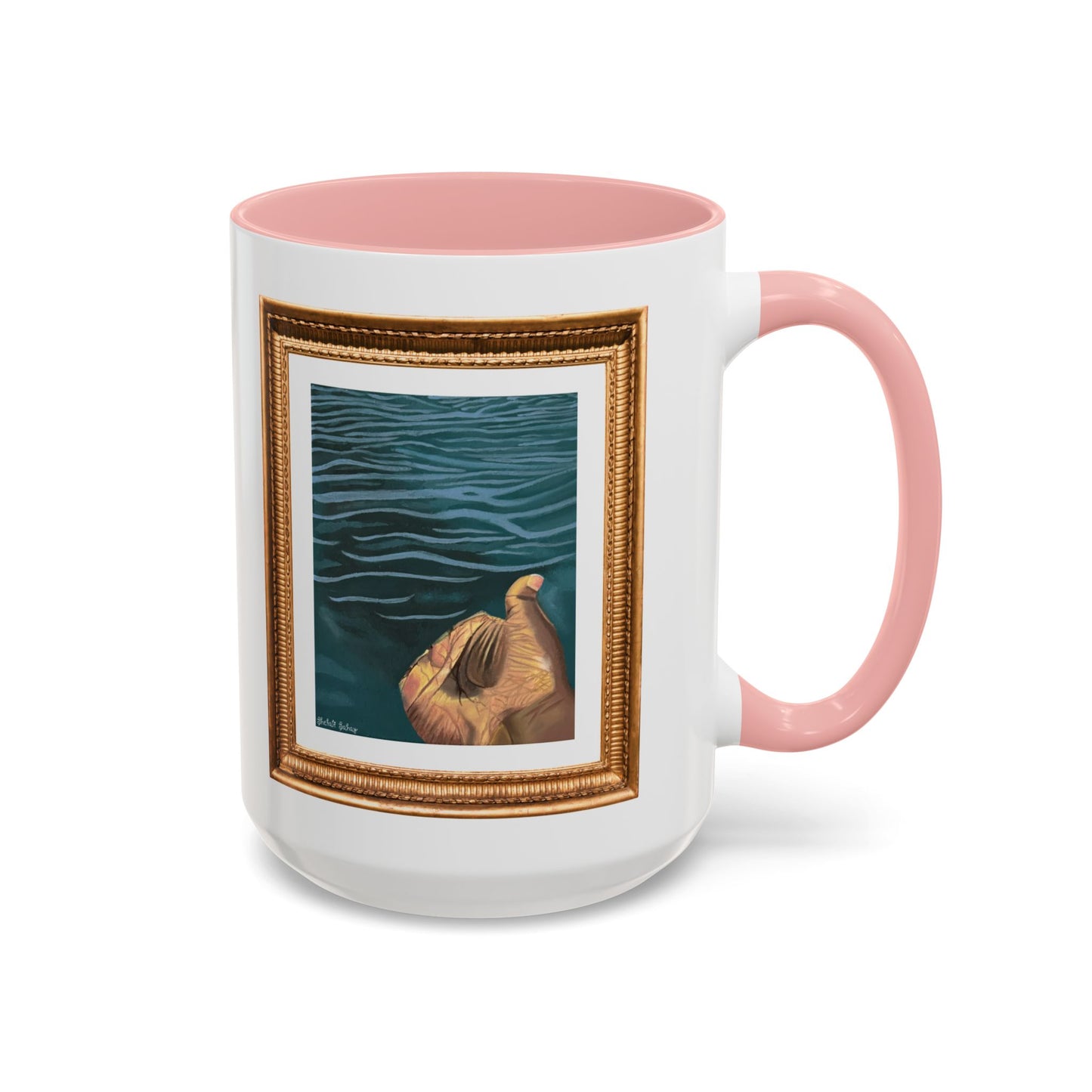 Hand In The Water | Accent Coffee Mug (11, 15oz)