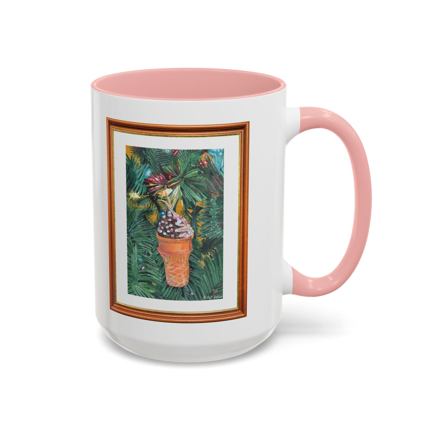 A Lifelike Ice Cream Ornament | Accent Coffee Mug (11, 15oz)