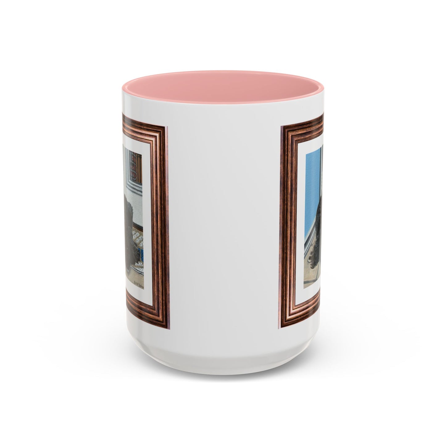 Rocky Chilling On A Corner | Accent Coffee Mug (11, 15oz)