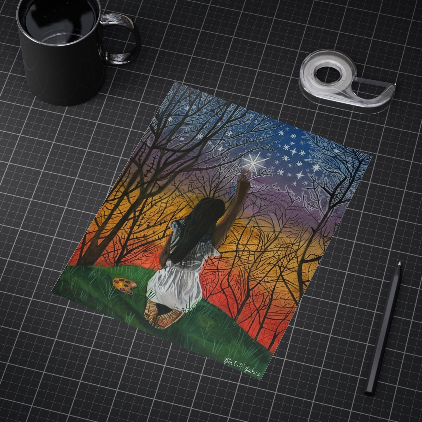 Painting The Stars | Unframed Prints