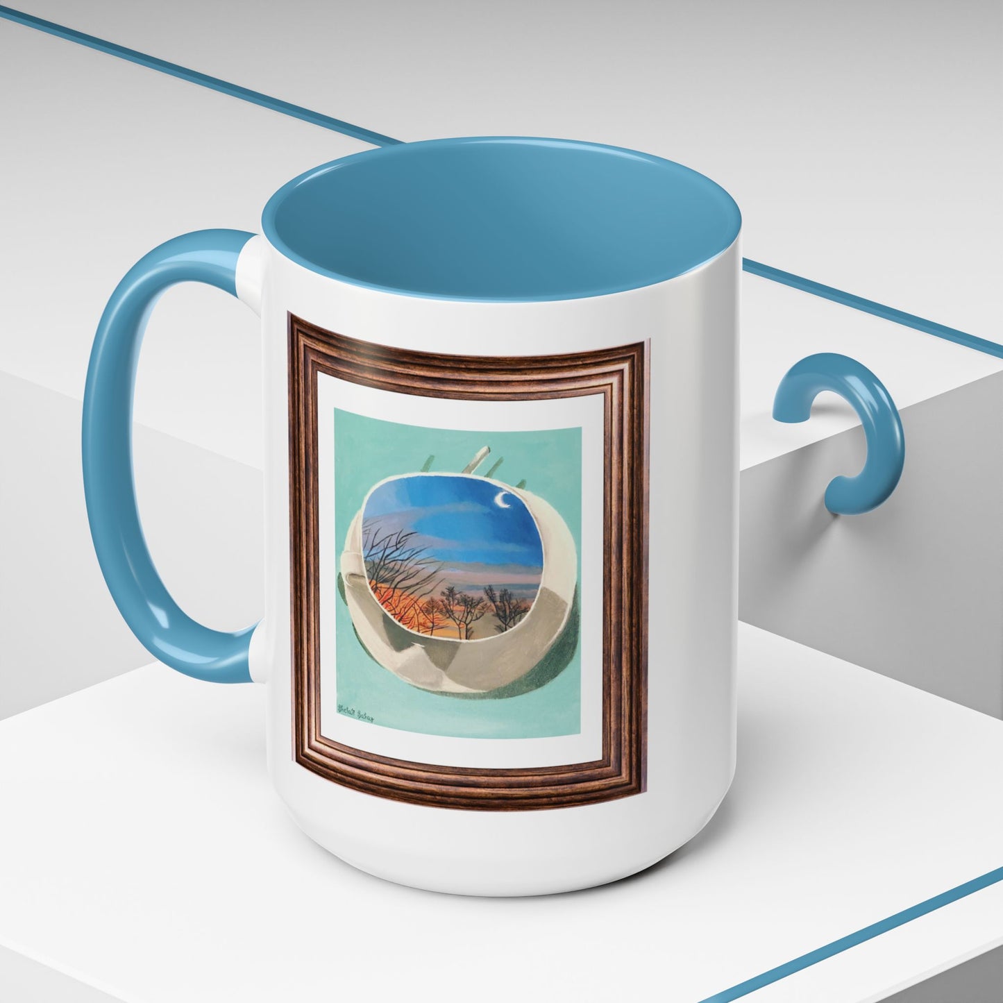 A Cup Of Sunrise | Accent Coffee Mug (11, 15oz)