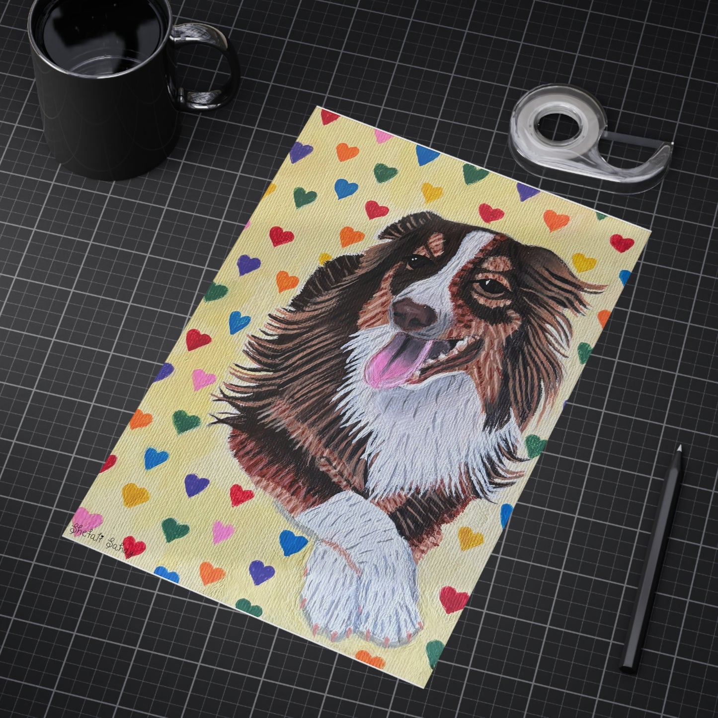 Leo The Handsome Dog | Unframed Prints