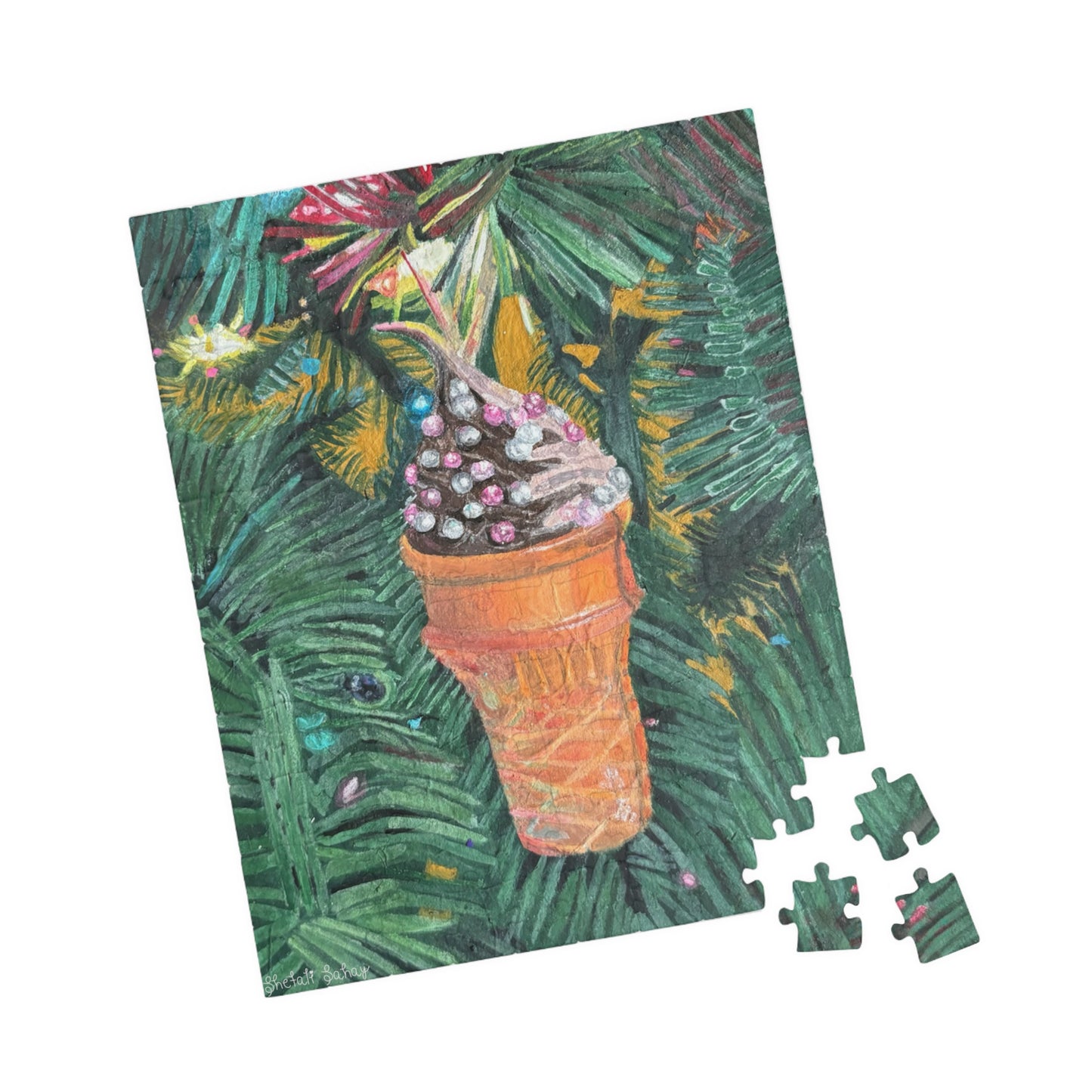 A Lifelike Ice Cream Ornament | Puzzle (110, 252, 520, 1014-piece)