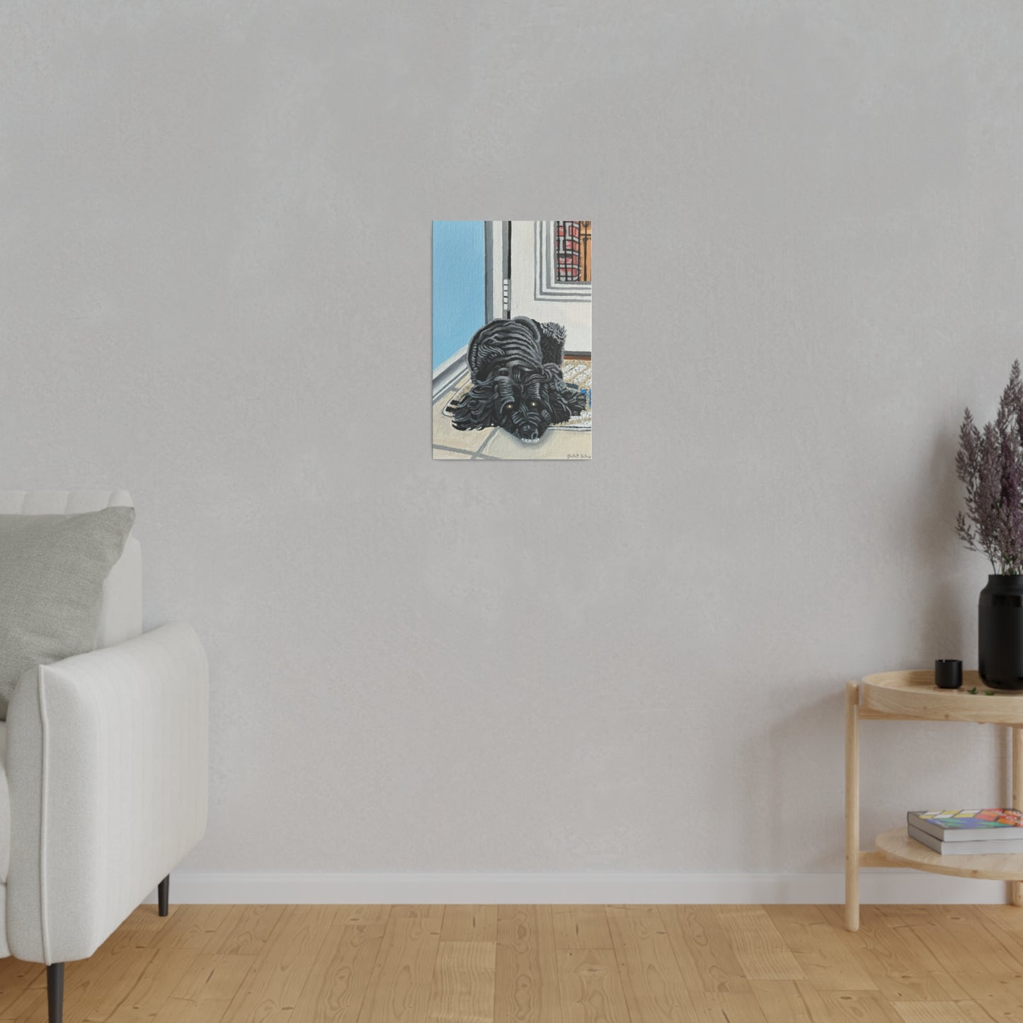 Rocky Chilling On A Corner | Matte Canvas, Stretched, 0.75"