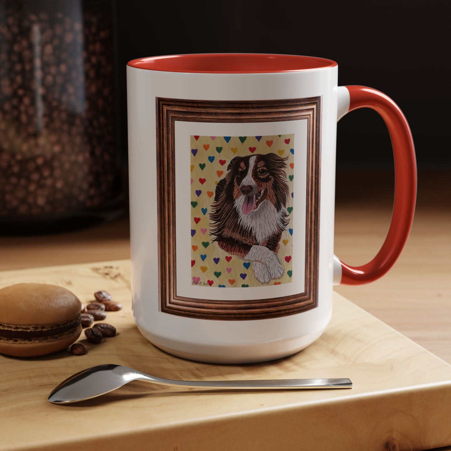 Leo The Handsome Dog | Accent Coffee Mug (11, 15oz)