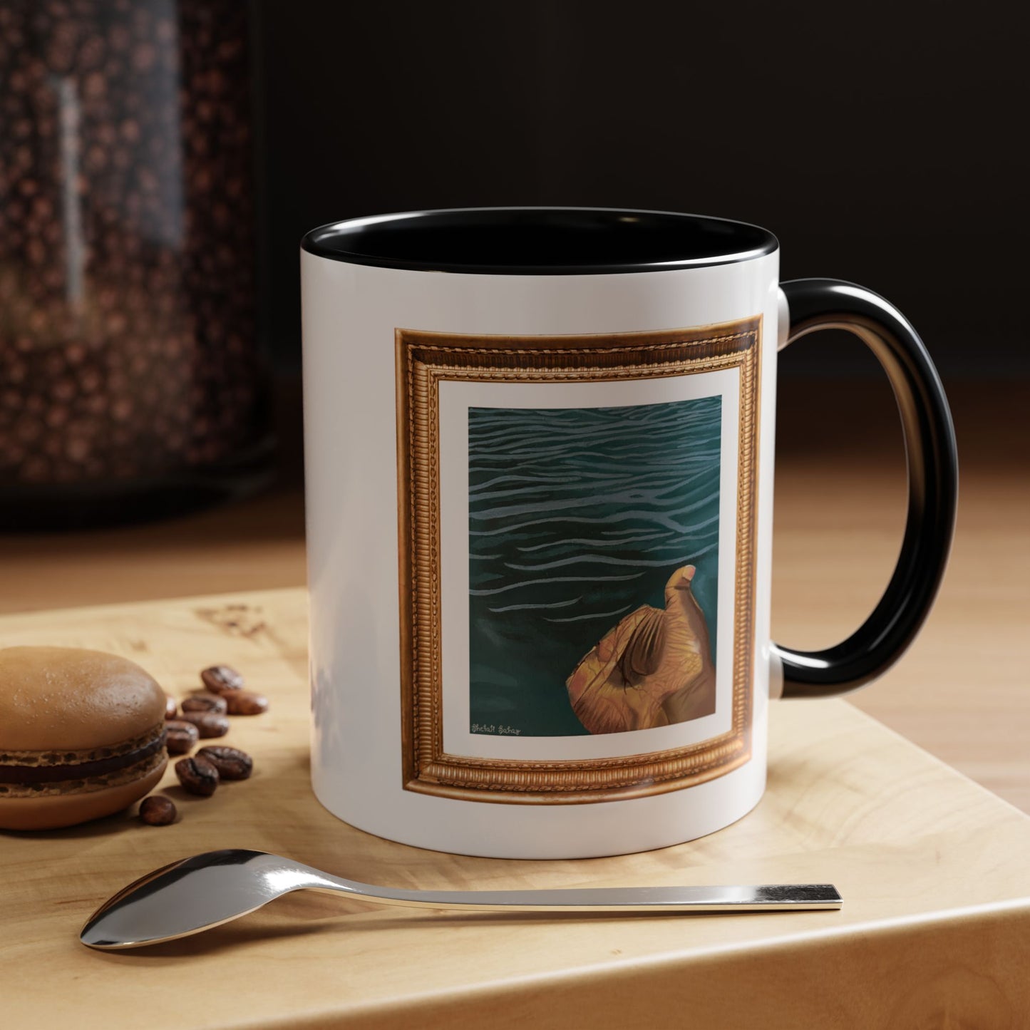 Hand In The Water | Accent Coffee Mug (11, 15oz)