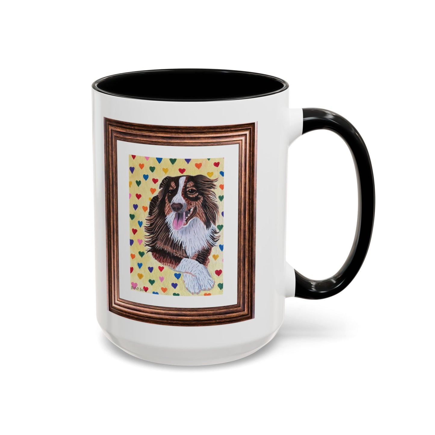 Leo The Handsome Dog | Accent Coffee Mug (11, 15oz)