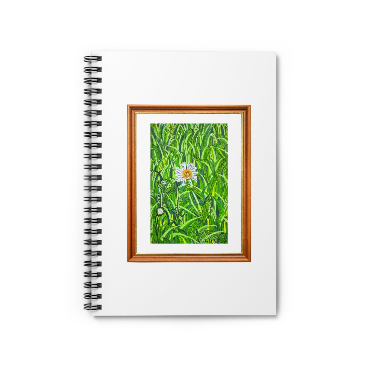 A Daisy In Bloom | Spiral Notebook - Ruled Line