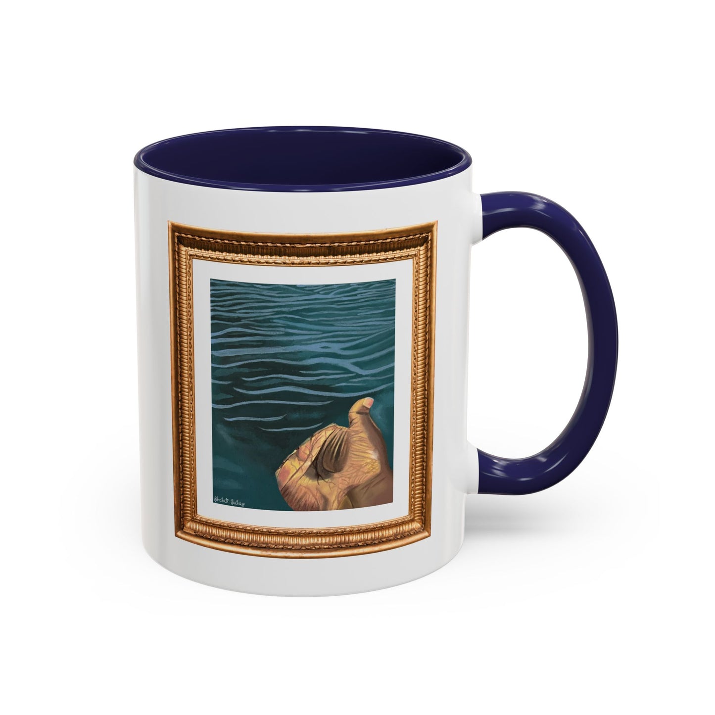 Hand In The Water | Accent Coffee Mug (11, 15oz)