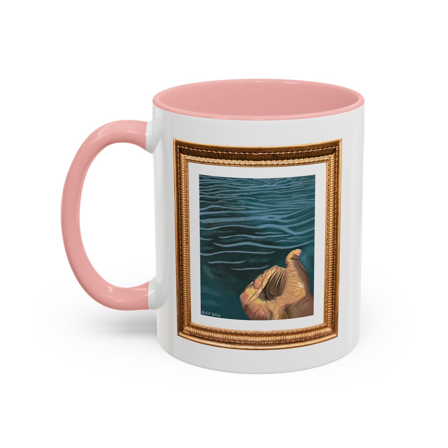 Hand In The Water | Accent Coffee Mug (11, 15oz)