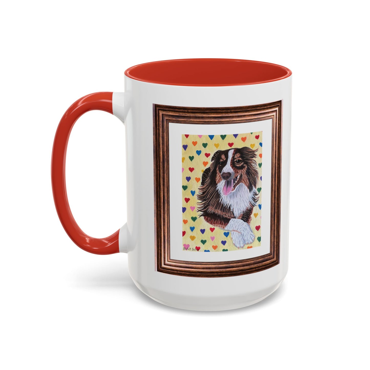 Leo The Handsome Dog | Accent Coffee Mug (11, 15oz)