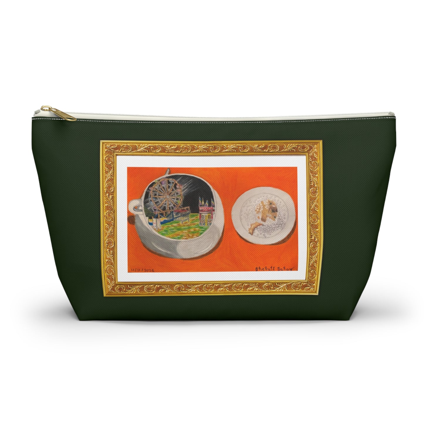 A Cup of Warren Expo with a Side of Fried Oreo | Accessory Pouch w T-bottom