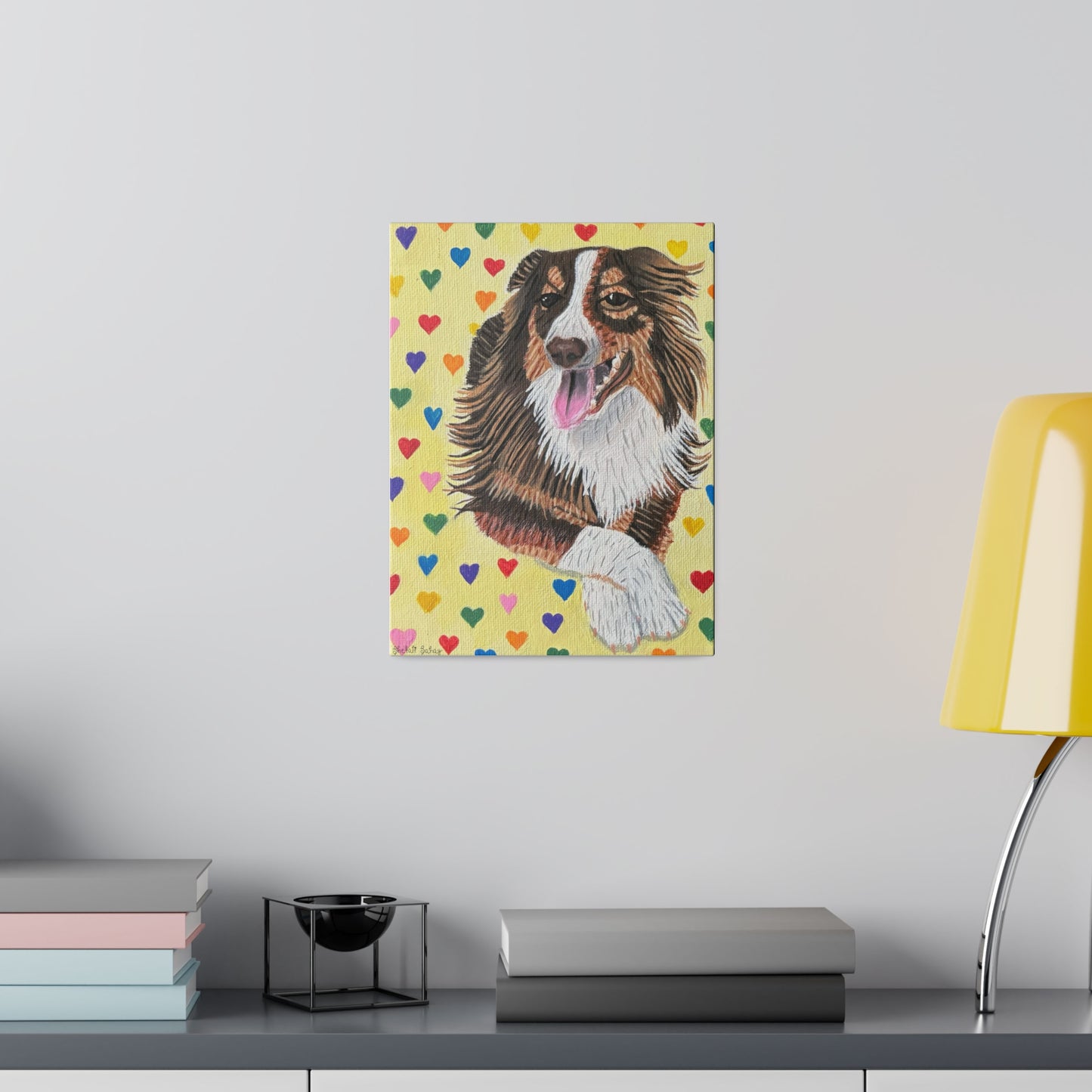 Leo The Handsome Dog | Matte Canvas, Stretched, 0.75"