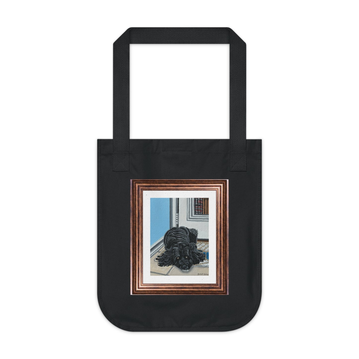 Rocky Chilling On A Corner | Organic Canvas Tote Bag