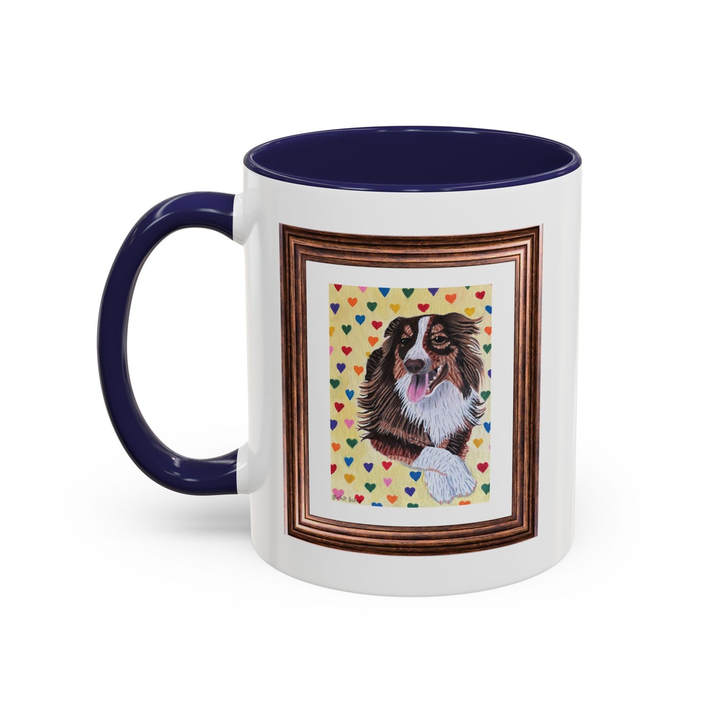 Leo The Handsome Dog | Accent Coffee Mug (11, 15oz)