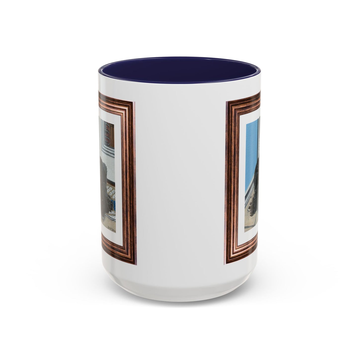 Rocky Chilling On A Corner | Accent Coffee Mug (11, 15oz)