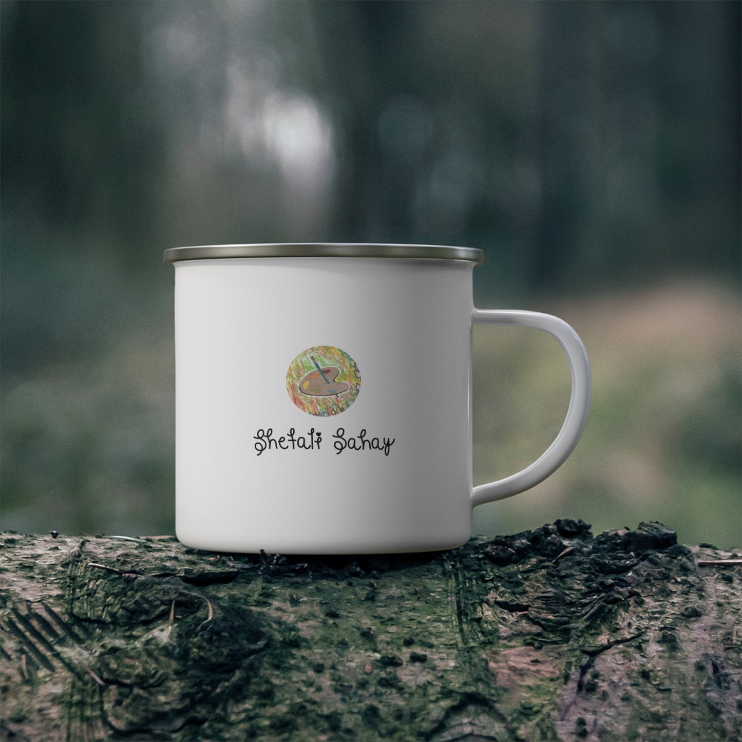A Cup Of Watchung Lake | Camping Enamel Mug
