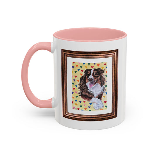 Leo The Handsome Dog | Accent Coffee Mug (11, 15oz)