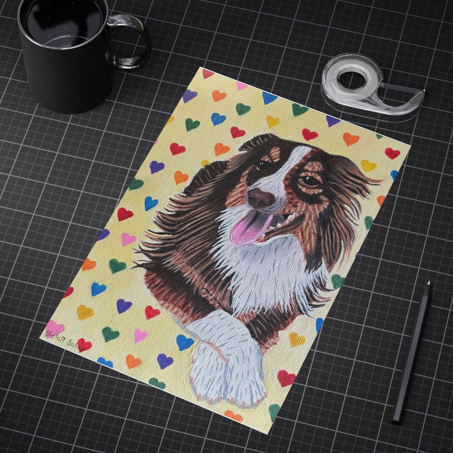 Leo The Handsome Dog | Unframed Prints