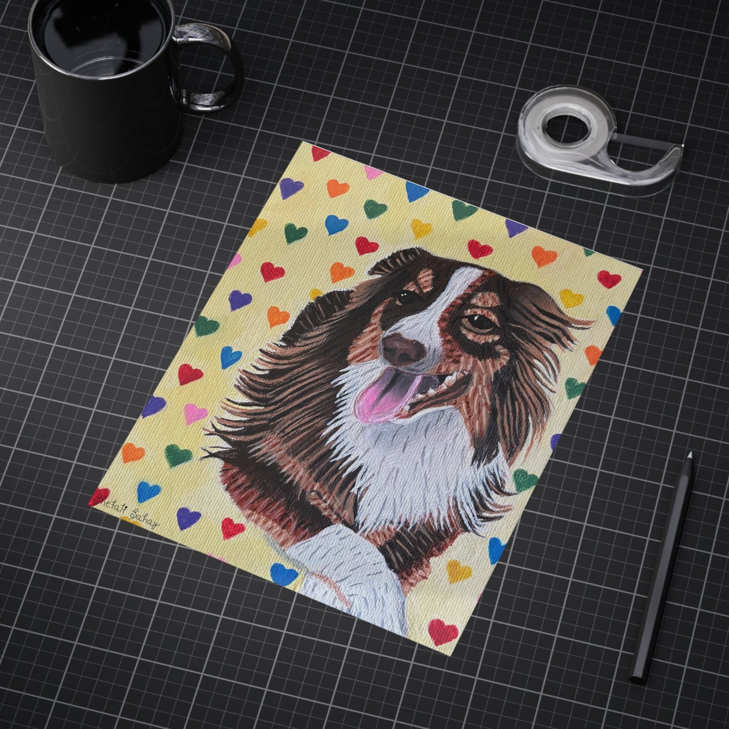 Leo The Handsome Dog | Unframed Prints