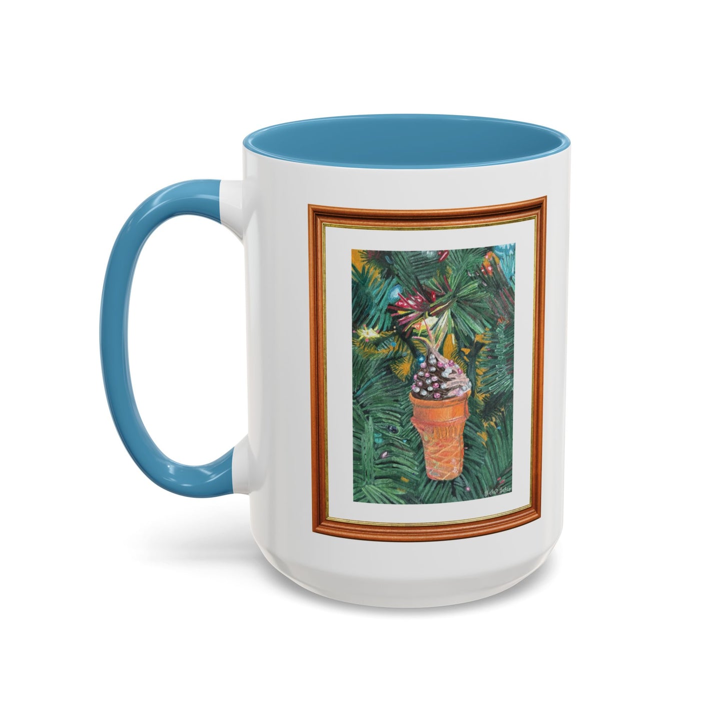 A Lifelike Ice Cream Ornament | Accent Coffee Mug (11, 15oz)