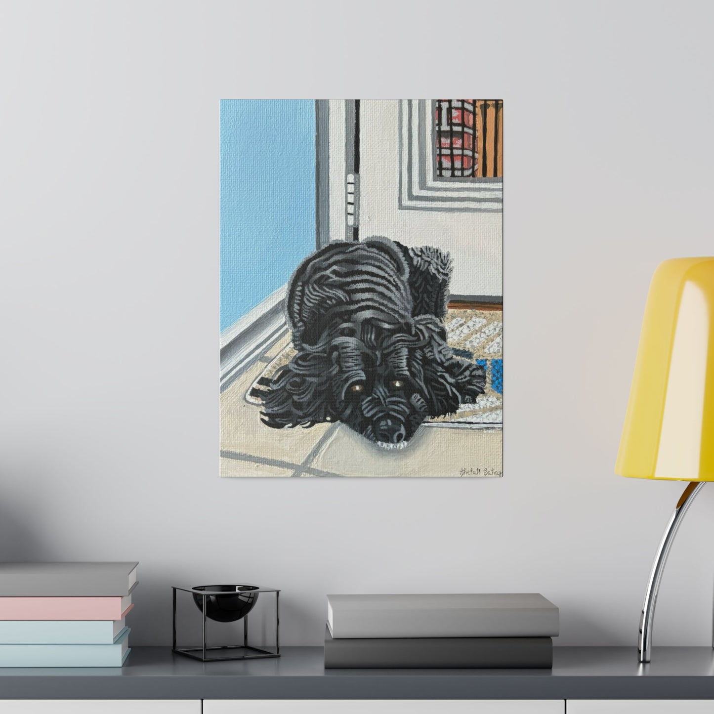 Rocky Chilling On A Corner | Matte Canvas, Stretched, 0.75"