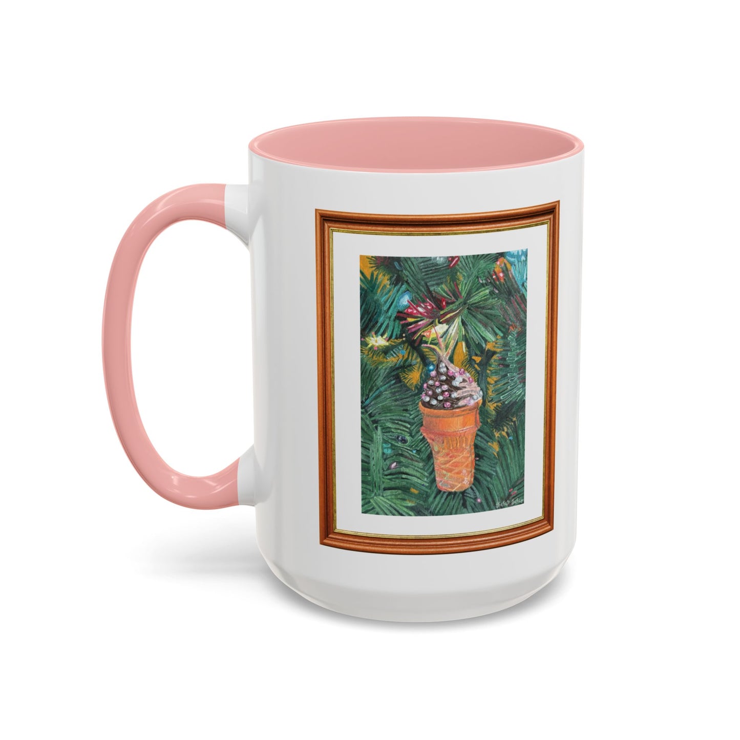 A Lifelike Ice Cream Ornament | Accent Coffee Mug (11, 15oz)