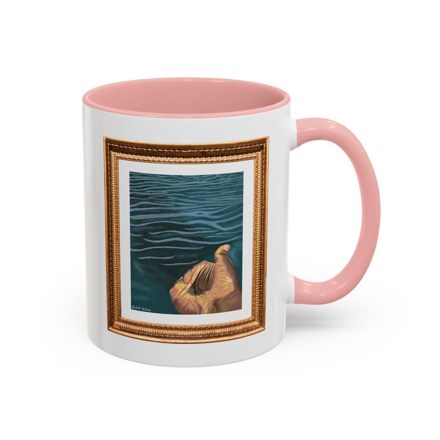 Hand In The Water | Accent Coffee Mug (11, 15oz)