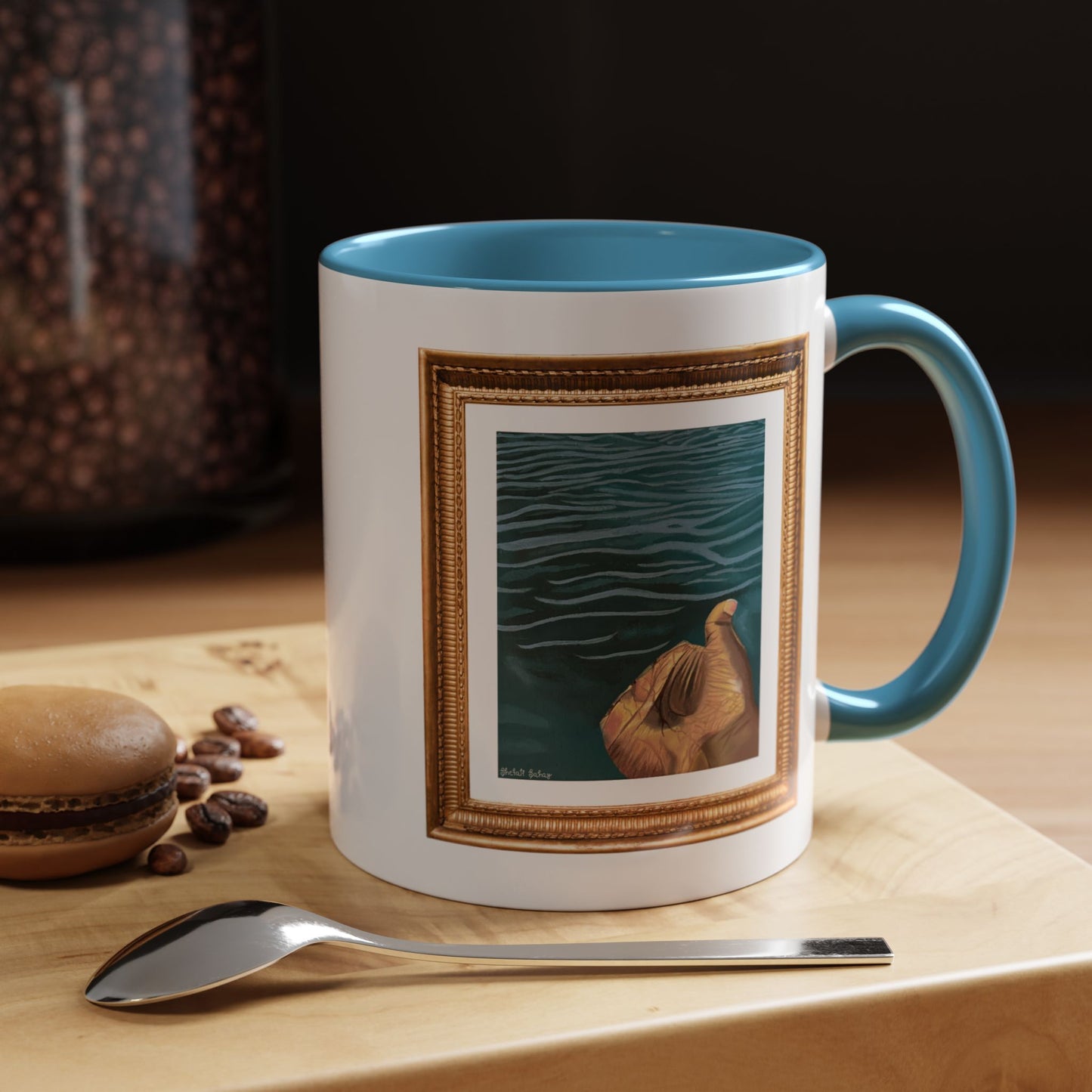 Hand In The Water | Accent Coffee Mug (11, 15oz)