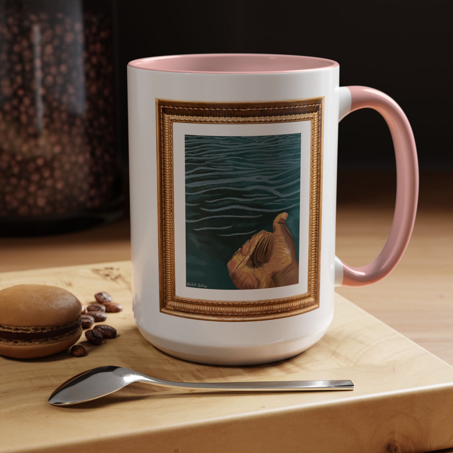 Hand In The Water | Accent Coffee Mug (11, 15oz)