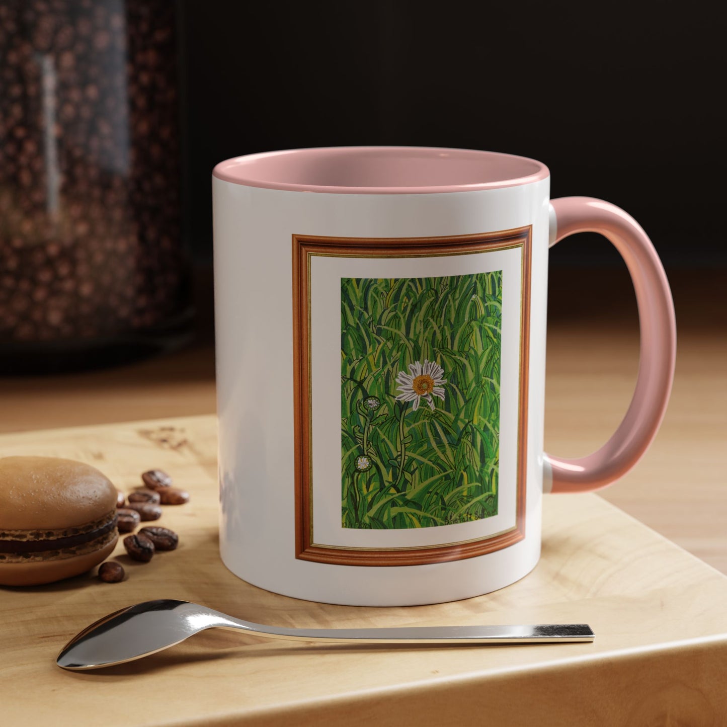 A Daisy In Bloom | Accent Coffee Mug (11, 15oz)