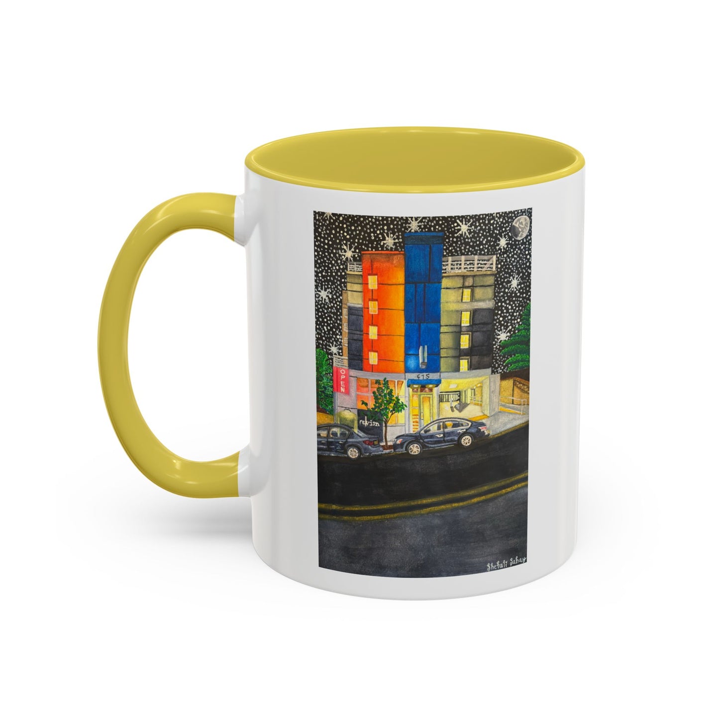 Revisn at Night | Colorful Mugs, 11oz