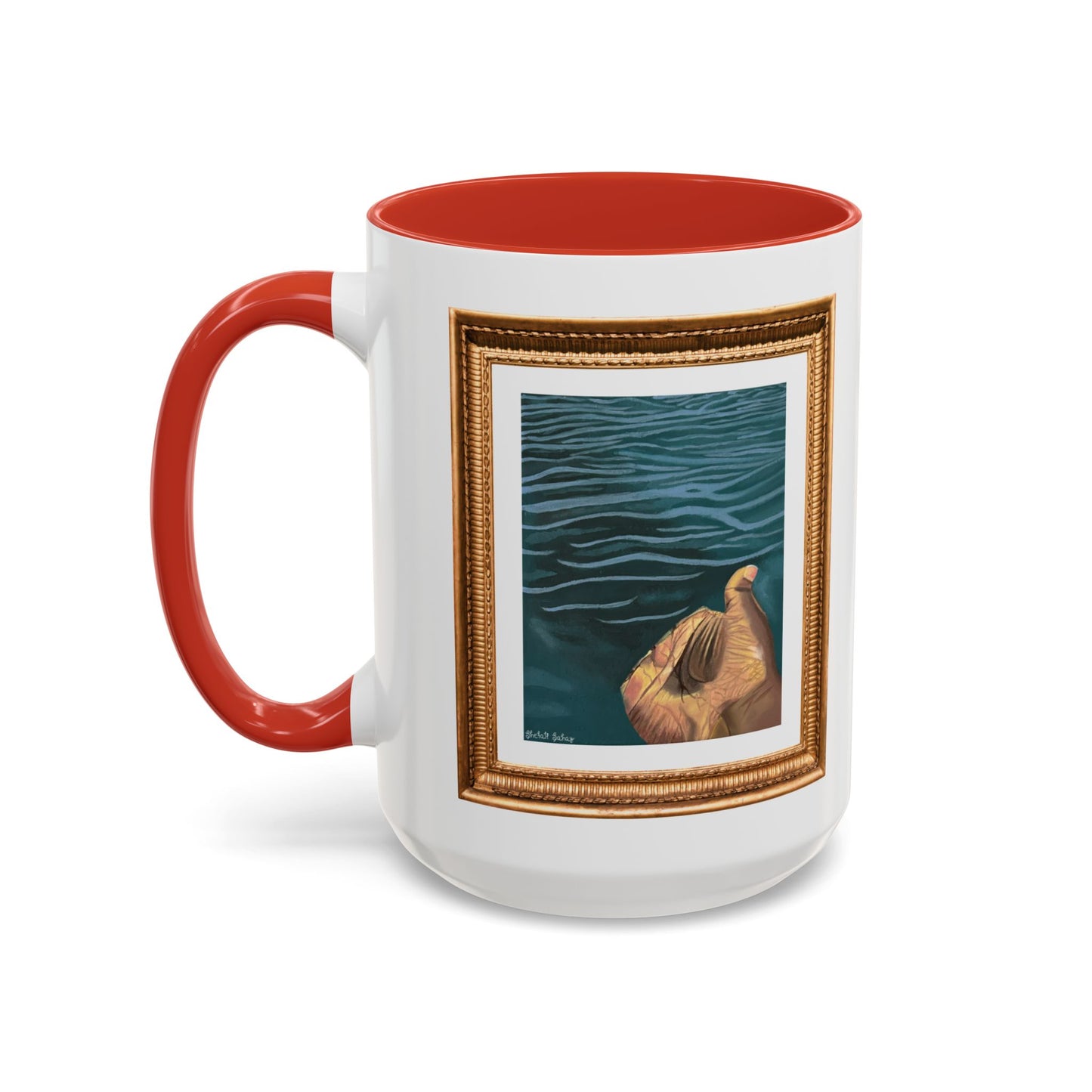 Hand In The Water | Accent Coffee Mug (11, 15oz)