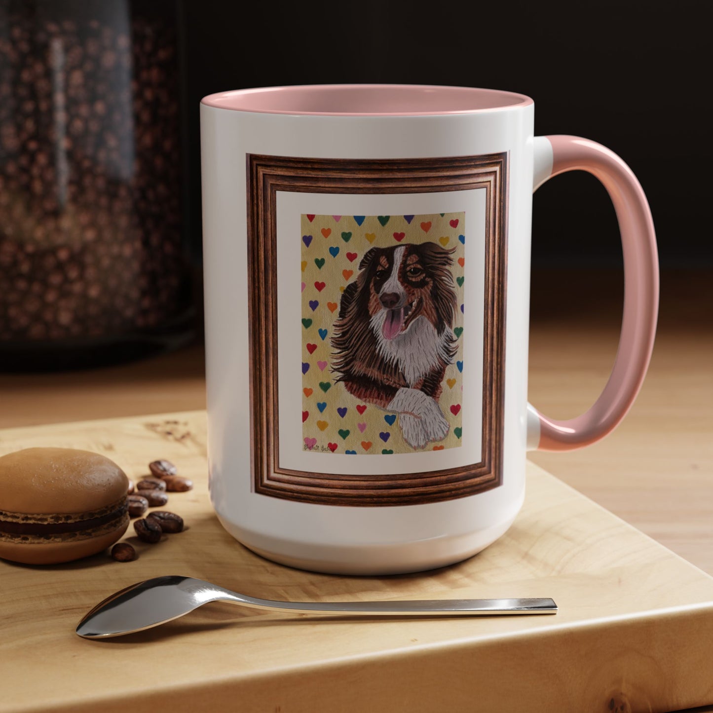 Leo The Handsome Dog | Accent Coffee Mug (11, 15oz)