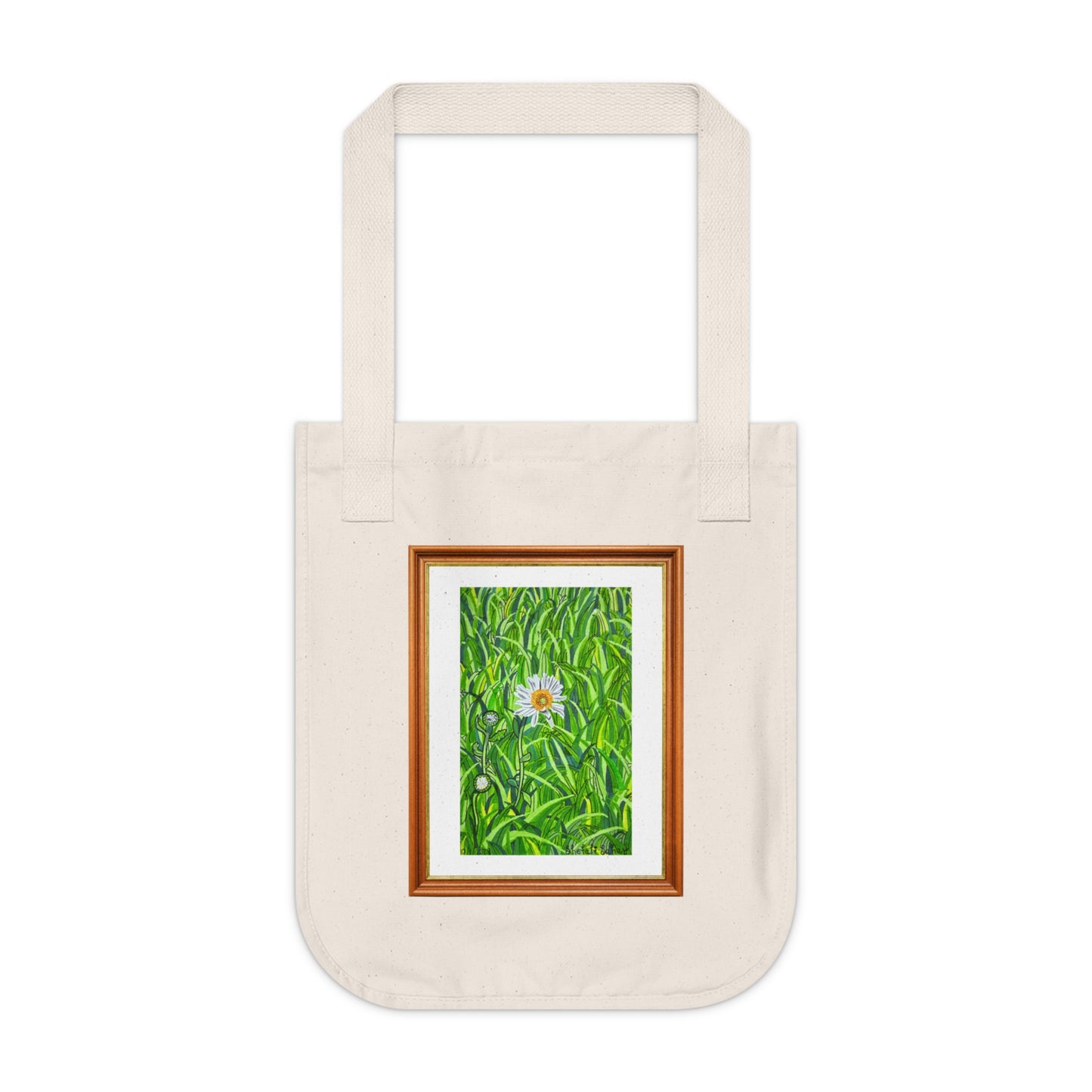 A Daisy In Bloom | Organic Canvas Tote Bag