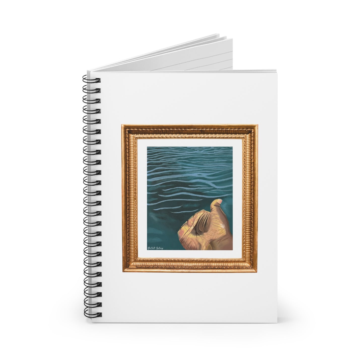 Hand In The Water | Spiral Notebook - Ruled Line