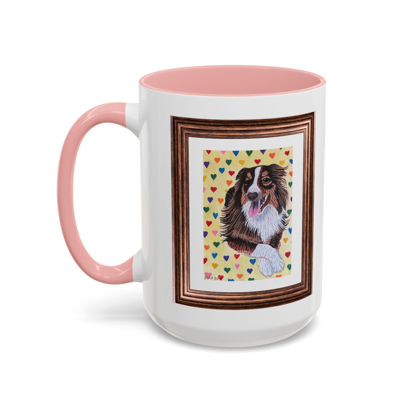 Leo The Handsome Dog | Accent Coffee Mug (11, 15oz)